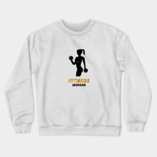 Fitness woman Crewneck Sweatshirt